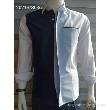 Vanguard Design Gradually Changing Color Men's Shirts